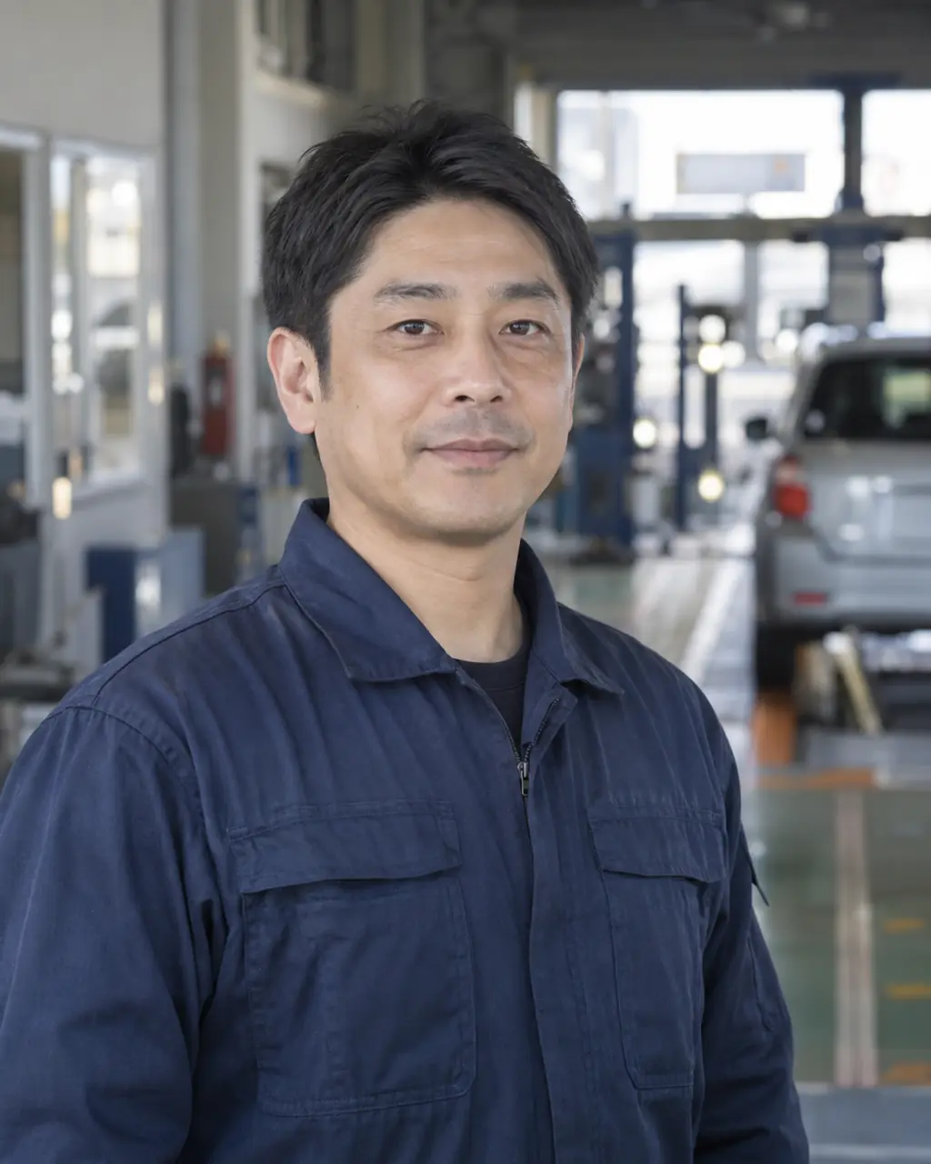 工場長・自動車検査員 星野 拓真
