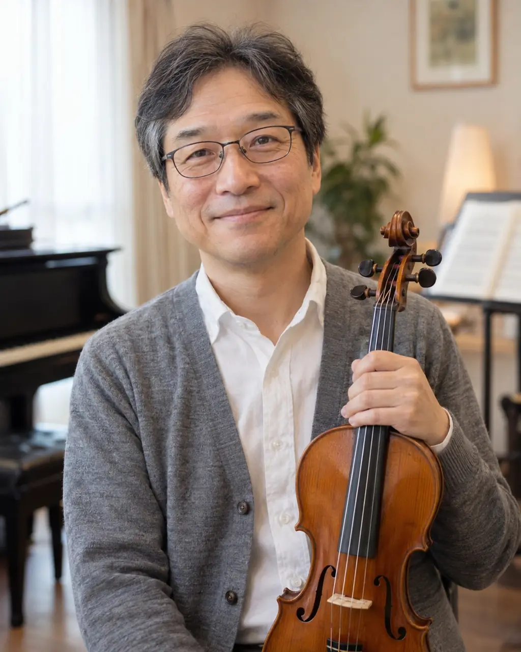 バイオリン・ヴィオラの早瀬 恒一講師