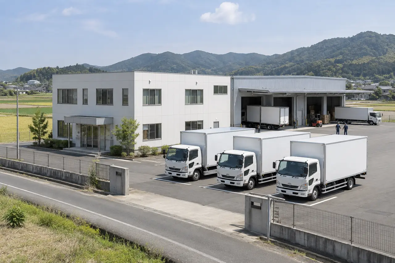 本社と物流センター