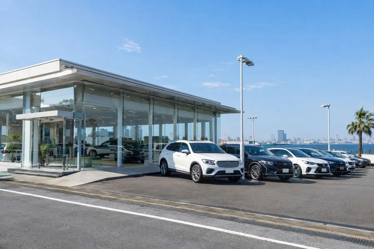 AUTO SQUARE湾岸の店舗外観
