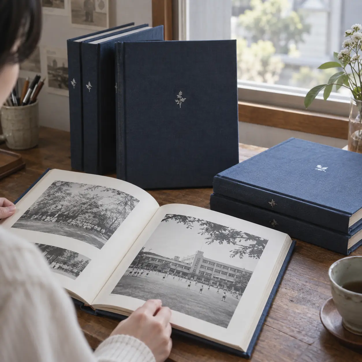 中学校の創立70周年記念誌